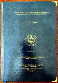 Analisis Karakteristik dan Efisiensi Generator Arus Searah Terhadap Perubahan Beban