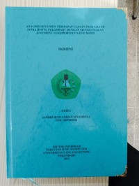 Analisis sentimen terhadap ulasan pada grand jatra hotel pekanbaru dengan menggunakan K-Nearest neighbor dan naive bayes