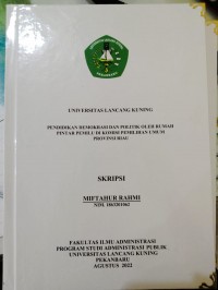 Pendidikan demokrasi dan politik oleh rumah pintar pemilu di komisi pemilihan umum Provinsi Riau