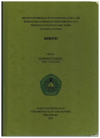 RESPON PEMBERIAN PUPUK ORGANIK CAIR HERBAFARM TERHADAP PERTUMBUHAN DAN PRODUKSI TANAMAN LABU MADU (CUCURBITA MOSCHATA)