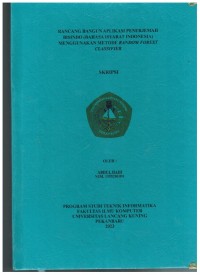 Rancang Bangun Aplikasi Penerjemah Besindo (Bahasa Isyarat Indonesia) Menggunakan Metode Random Forest Classifier