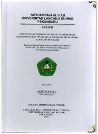 Perencanaan Pemberdayaan Pekerjaan Yang Berbasis Keterampilan dan Pengetahuan Pada Dinas Tenaga Kerja Kabupaten Bengkalis