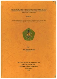 Pengaruh Pelaksanaan Gerakan Literasi Sekolah(GLS) Terhjadap Minat BacaSiswa SMP Negeri 1Kerumutan Kabupaten Pelalawan