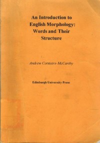 An Introduction to English Morphology: Words and Their Structure