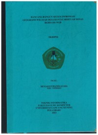 Rancang Bangun Sistem Informasi Geografis Wilayah Desa Rantau Bertuah Minas Berbasis WEB