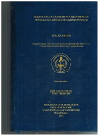 Perancangan Akedemi Panahan Dengan Pendekatan Arsitektur Kontemporer