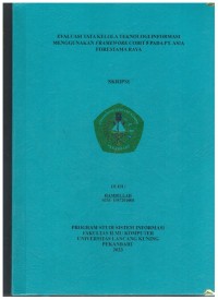 Evaluasi Tatakelola Teknologi Informasi Menggunakan Framework Cobit 5 Pada PT.AsiaForestama Raya