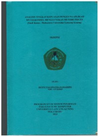 Analisis Tingkat Kepuasan Pengguna Aplikasi My Telkomsel MenggunakanMetode PIECES (Studi Kasus :Mahasiswa Universitas Lancang Kuning)