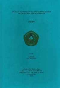 Aplikasi Remunerasi Pegawai di Rumah Sakit Umum Daerah Siak Berbasis Web