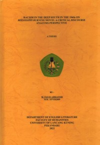 Racism In The Deep South In The 1969s On Mississippi Burning Movie : A critical discourse Analysis  Perspective