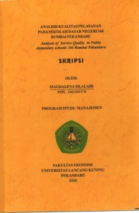 Analisis Lualitas Pelayanan Pada SekolahDasar Negeri 166 Rumbai Pekanbaru