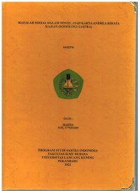 Masalah sosial dalam Novel Ayah Karya Andrea HirataKajian Sosiologi Sastra