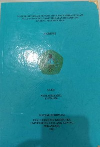 Sistem Informasi Pengolahan Data Simpan Pinjam Pada KUD Kebun Sawit Harapan di Kampung Gabung Makmur Siak