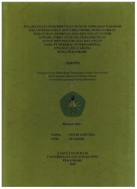 Pelaksanaan Perlindungan Hukum Terhadap Nasabah dalamPerjanjian Sewa Beli Mobil BerdasarkanPeraturan Otoritas Jasa Keuangan Nomor 01/POJK,07/2013 Tentang Perlindungan Konsumen Sektor Jasa Keuangan Pada PT Federal Internasional Finance (FIF) Cabang Kota Pekanbaru