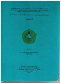 Perbandingan Algoritma C4.5, NAIVE BAYEsDan K-NN Dalam Memprediksi Kepuasan Mahasiswa Terhadap Pelayanan Fakultas ( Studi Kasus: Fakultas Pertanian Universitas Lancang Kuning)