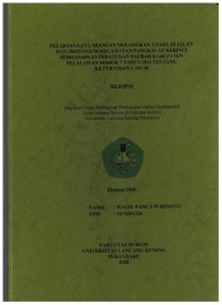 Pelaksanaan Larangan Melakukan Usaha di Jalan dan Trotoar diKecamatan Pangkalan Kerinci Berdasarkan Peraturan Daerah  Kabupaten Pelalawan Nomor 7 Tahun 2011 Tentang Ketertiban Umum