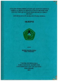 Analisis Perbandingan QOS (Quality Of Service) Jaringan Dengan Menggunakan Metode PerConnection Queue dan Hierarchical Token Buciket ( Studi Kasus : PT Kyrano Utama media)