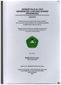 Pengelolaan Logistik Pada Badan Penanggulangan Bencana Daerah (BPBD) Kabupaten Pelalawan