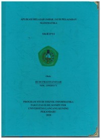 Aplikasi Belajar Jarak Jauh Pelajaran Matematika