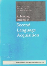 Achieving Success in Second Language Acquisition