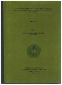 Strategi Pengembangan Produksi Padi Di Desa Muara Uwa Kecamatan Bangkinang Kabupaten Kampar