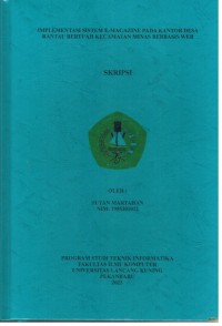 Implementasi Sistem E_Magazine Pada Kantor Desa Rantau Bertuah Kecamatan Minas Berbasis Web