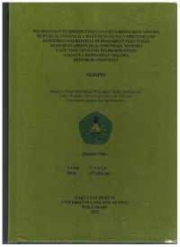 Pelaksanaan Pemberhentian Anggota Kepolisian Negara Republik Indonesia Bagi Pengguna Narkotika Di Kepolisian Daerah Riau Berdasarkan Peraturan Pemerintah Republik Indonesia Nomor 1 Tahun 2003 Tentang Pemberhentian Anggota Kepolisian Negara Republik Indonesia