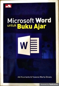 Microsoft word untuk buku ajar