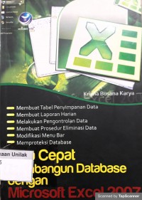 Cara cepat membangun database dengan microsoft excel 2007