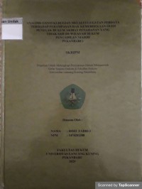 ANALISIS GANTI KERUGIAN MELALUI GUGATAN PERDATA TERHADAP PERAMPASAN HAK KEMERDEKAAN  OLEH PENEGAK HUKUM AKIBAT PENAHANAN YANG TIDAK SAH (DI WILAYAH HUKUM PENGADILAN NEGERI PEKANBARU)