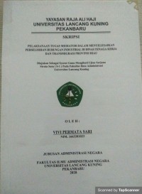 Peran serta camat dalam pelaksanaan perda no.11 tahun 2001 tentang penempatan tenaga kerja lokal di kec. tualang