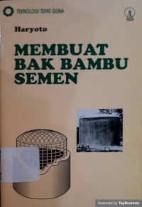 Membuat Bak Bambu Semen