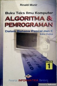 Buku tek ilmu komputer algoritma & pemrograman