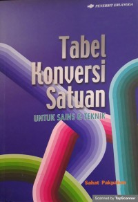 Tabel konversi satuan