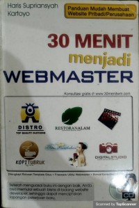 30 menit menjadi webmaster