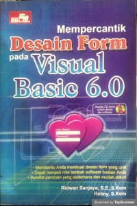 MEMPERCANTIK DESAIN FORM VISUAL BASIC 6.0