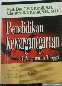 Pendidikan kewarganegaraan di perguruan tinggi