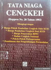 Tata niaga cengkeh (Keppres No. 20 tahun 1992)