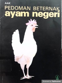 Pedoman beternak ayam negeri