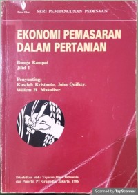 ekonomi pemasaran dalam pertanian