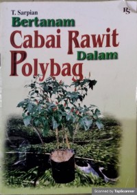 bertanam cabai rawit dalam polybag