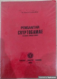 Pengantar Cryptogamae : sistematik tumbuhan rendah