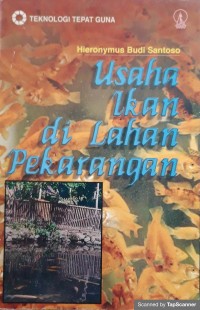 Usaha ikan di lahan pekarangan