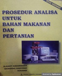 Prosedur analisa untuk bahan makanan dan pertanian