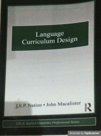 Language curriculum design