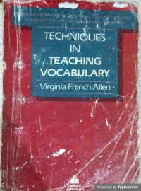 Techniques in teaching vocabulary