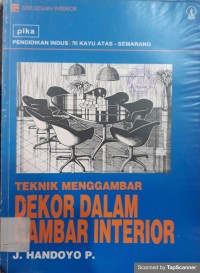 Teknik menggambar dekor dalam gambar interior