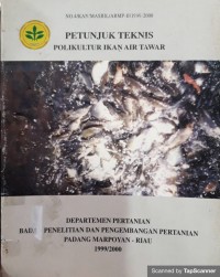 Petunjuk teknis polikultur air tawar