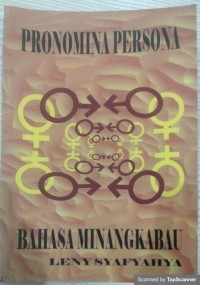 Pronomina persona bahasa Minangkabau