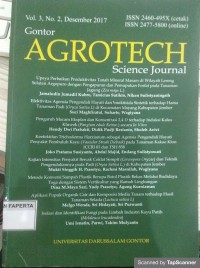 Gontor Agrotech : Science Journal